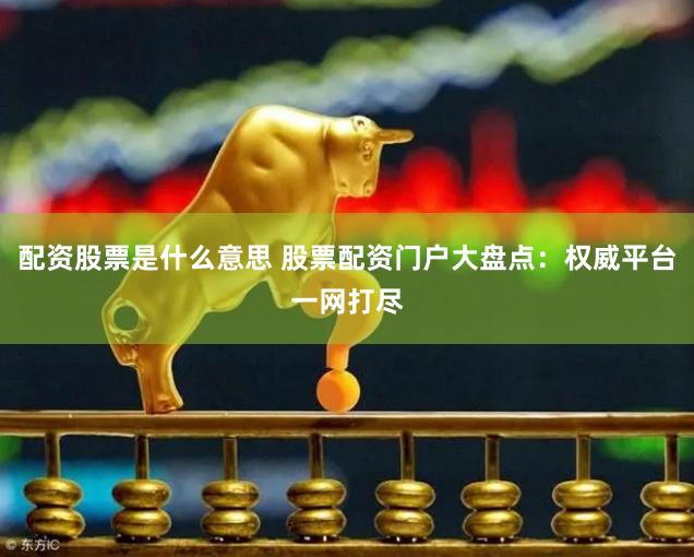 配资股票是什么意思 股票配资门户大盘点：权威平台一网打尽
